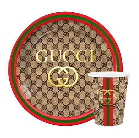 gucci plates and cups